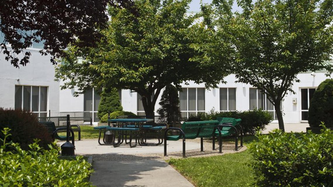 Hampton Behavioral Health Center Hampton Behavioral Health Center outdoor seating area